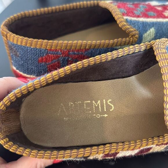 Anthropologie Artemis Designs Havana Smoking Loafers $268 one of a kind 6 - Picture 9 of 11